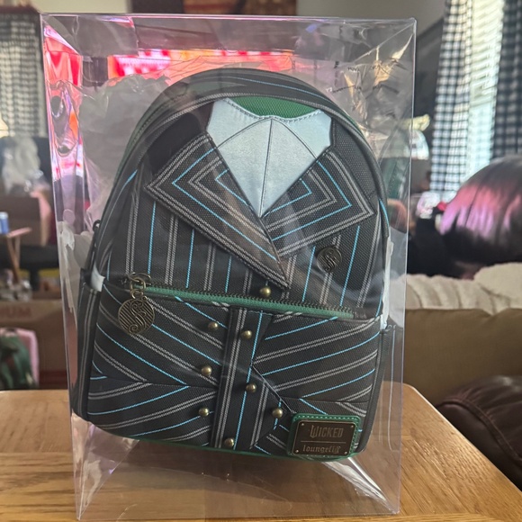 Loungefly Wicked Elphaba Shiz University Uniform Cosplay Mini Backpack main image 5